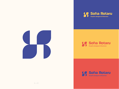 Personal identity - Sofia Rotaru 2022 bold brand identity branding clean debut design exploration flat graphic design identity illustrator logo minimal monogram pattern personal branding typography