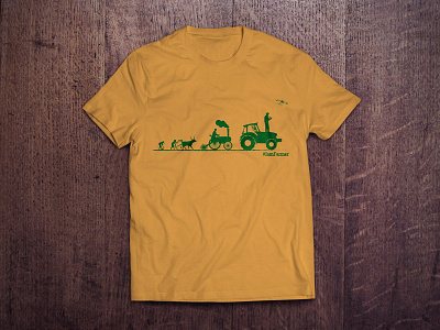 #IAmFarmer Campaign T-Shirt in Yellow farmer graphic design
