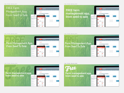 Farm at hand - Twitter Ads - Spring farming twitter ads