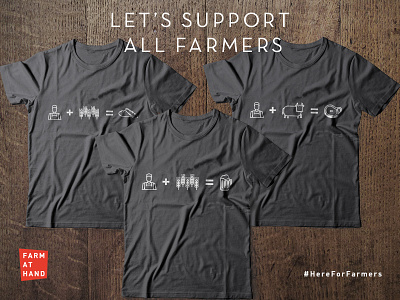 Let's support all farmers_Indiegogo Campaign campaign t shirt design