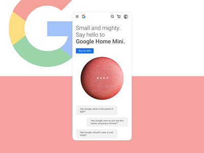 Google Home Mini re-design