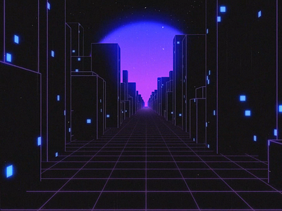 Retro Cityscape