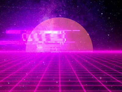 Retro Intro 80s adobe after effects after effects animation cyberpunk design futuristic glitch glitch effect intro motion design motion graphics neon retro synthwave typography