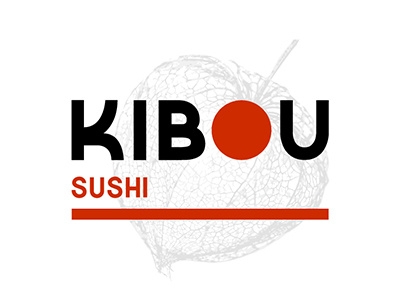 Kibou Logo Design japanese logo sushi vector