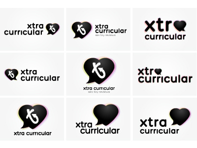 Xtra Curricular Logo Final Ideas illustrator logo vector