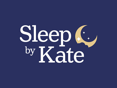 Sleep By Kate branding design logo moon sleep star uidesign uxdesign website