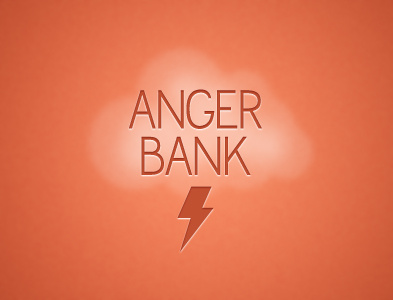 Anger Bank 3 anger cloud designs lightning logo red