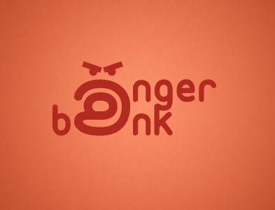 Anger Bank 6 anger cloud designs logo red