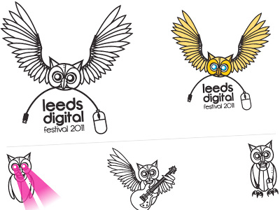 Leeds Digital Festival - Voting open competition leeds logo owl vector vote