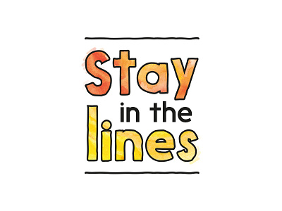 Stay in the Lines - Logo Design 1 colouring in logo stay in the lines
