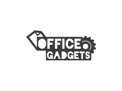 Office Gadget Logo idea 2 gadget logo office vector