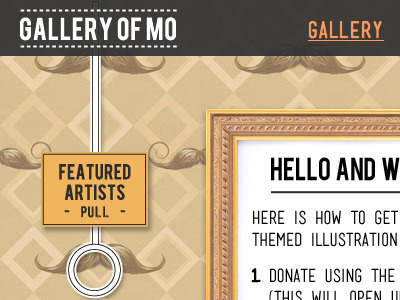 Gallery of Mo charity donation illustration moustache movember