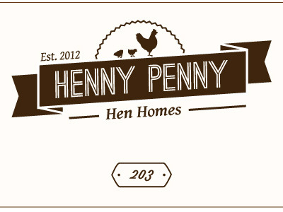 Henny Penny logo design 2 design hen logo vector