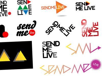 Send Me Live logo ideas illustration logo vector