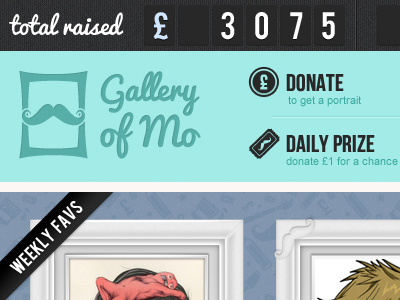 Gallery of Mo 2.Mo - Design - Amends gallery of mo moustache movember website design