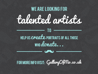 Gallery of Mo Needs You! artist charity gallery of mo illustrator moustache movember