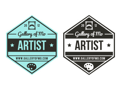 Gallery of Mo 2.Mo - Artist Badge badge design gallery of mo moustache movember retro vintage