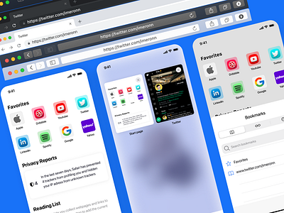 Safari Browser Desktop/Mobile - Figma Community💙