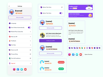 Client Work - Single Page Update / Figma Variants 💙 3d icons components design system figma figma variants ui ux web3