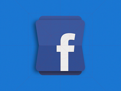 Facebook Icon Material Redesign branding icon icon design material redesign