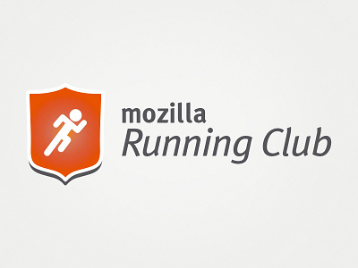 Mozilla Running Club Logo logo mozilla running running club
