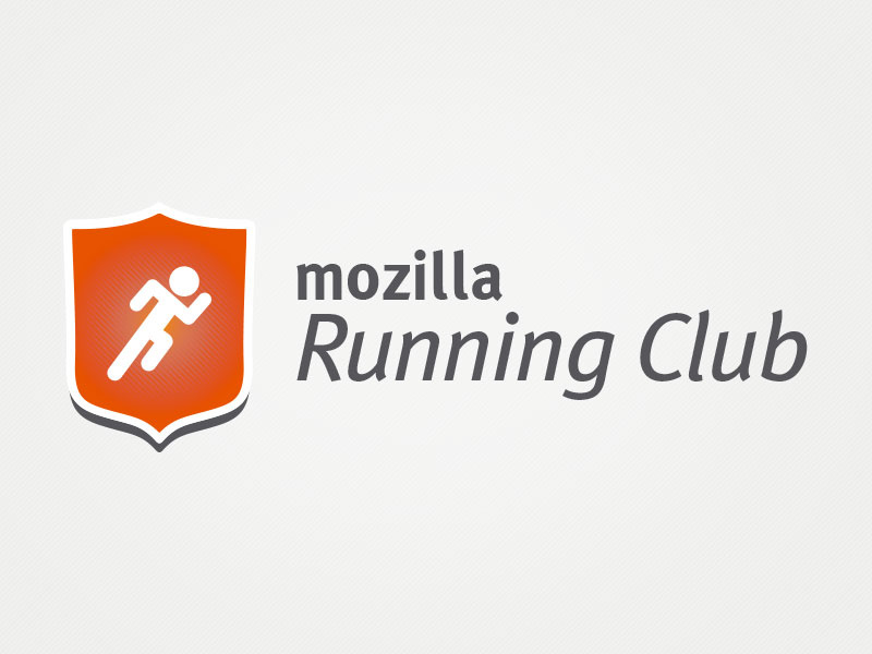Mozilla Running Club Logo logo running running club mozilla