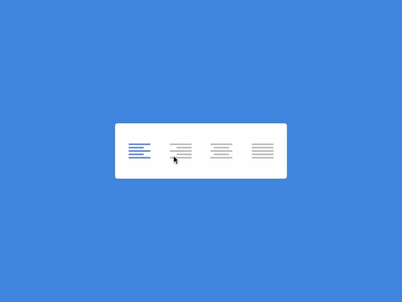 Alignment button [Principle Freebie] animation desktop freebie interface motion prd principle ui web