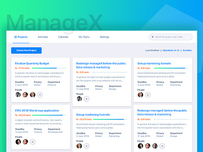 Managex - Redesign [WIP]