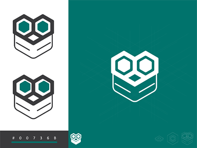 E-Owl character design education flaticon geometric logo owl rasakolko tech