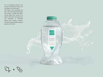 HEALTHY FISHES eco ecofriendly fishes gogreen graphic industrialdesign package design packagedesign packaging pet rasakolko water waterbottle
