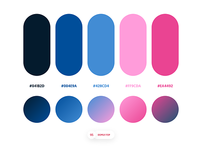Dopely Colors #95 color schemes colorpalette colors gradients logopalette ui palette uipalette