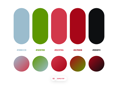 Dopely Colors #98 branding color colors design gradient interactions interface mrpugo ui ux