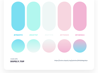 Daily Dose of Colors Via Dopely branding color colors design gradient illustration interactions mobile product ui