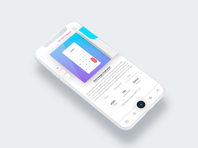 Daily inspiration - graphic roozane application clean color dailyinspiration experience gradiant gradient grapefruit graphic graphicroozane interaction interface minimal mobile mrpugo ui ux