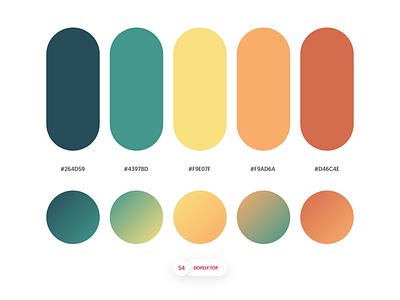 Dopely Colors #54 colors colour dopely inspiration palletes