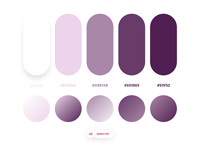 Dopely Colors #68 colors dopely gradient gradients palette palettes schemes