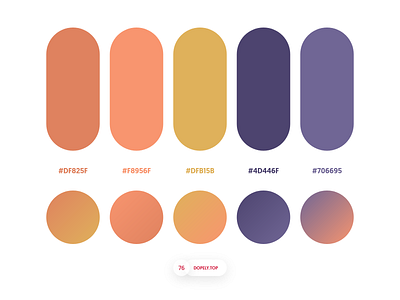 Dopely Colors #76 colors dopely gradient gradients palette