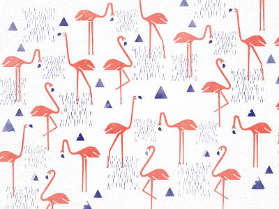 Flamingos Pattern