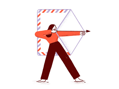 VOTE 🇺🇸 archer arrow elections envelope illustration vote