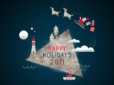 Happy Holidays 2011 By Bea Vaquero On Dribbble