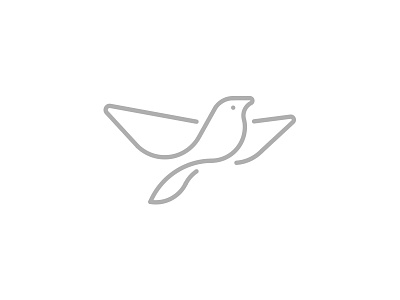 Flying bird bird fly icon logo wings