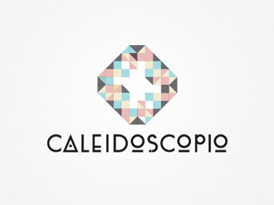 Caleidoscopio caleidoscopio logo tringles