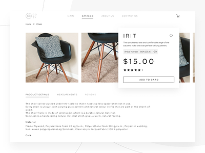 Product Page product page shop store ui ux