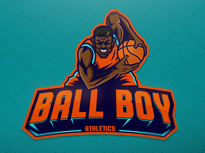 Ball Boy Athletics Logo arizona basketball basketball logo basketball player deisgner design dribbble esport ghostlogo logo mascotlogo westlogo