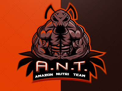 ANT Logo Amazon Nutri Team arizona branding deisgner design dribbble esport illustration logo mascot