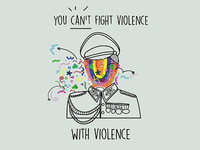 No to violence