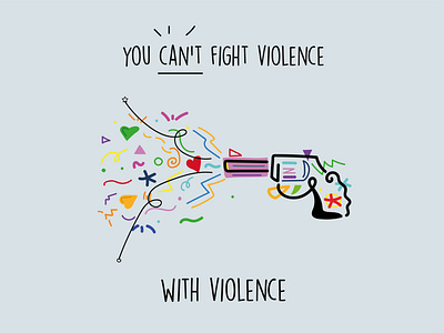 No to violence. 02