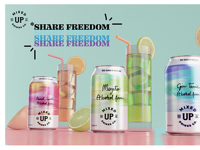 MIXED UP DRINKS CO. - Branding branding design drink drinks illustration pattern