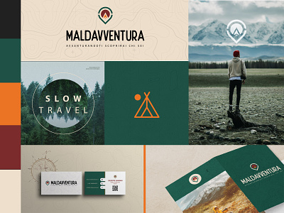 MALDAVVENTURA - Re Branding branding design illustration logo pattern trave trekking