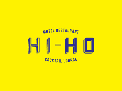Hi-Ho logo motel typo